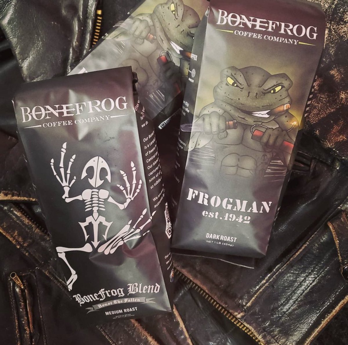 BonefrogCoffee's tweet photo. Treat yourself to a cup of Bonefrogcoffee!
How are Coffee is Roasted Two perfection and has a flavor as unique as our brand Heritage.
Get yours today and experience The Bone Frog difference. ๐ฑ
Check out the link in our bio.
#Coffee #CoffeeLover #Bonefrog #Freedom #America https://t.co/e69CoDOLiP