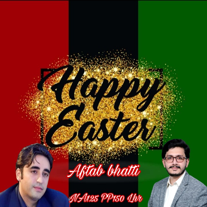 Happy Easter to our Christian Brothers & Sisters
#HappyEaster2023
@MianNoumanPPP @NEWS_BILAWAL @FawadAliPPP @BasharatAliPPP