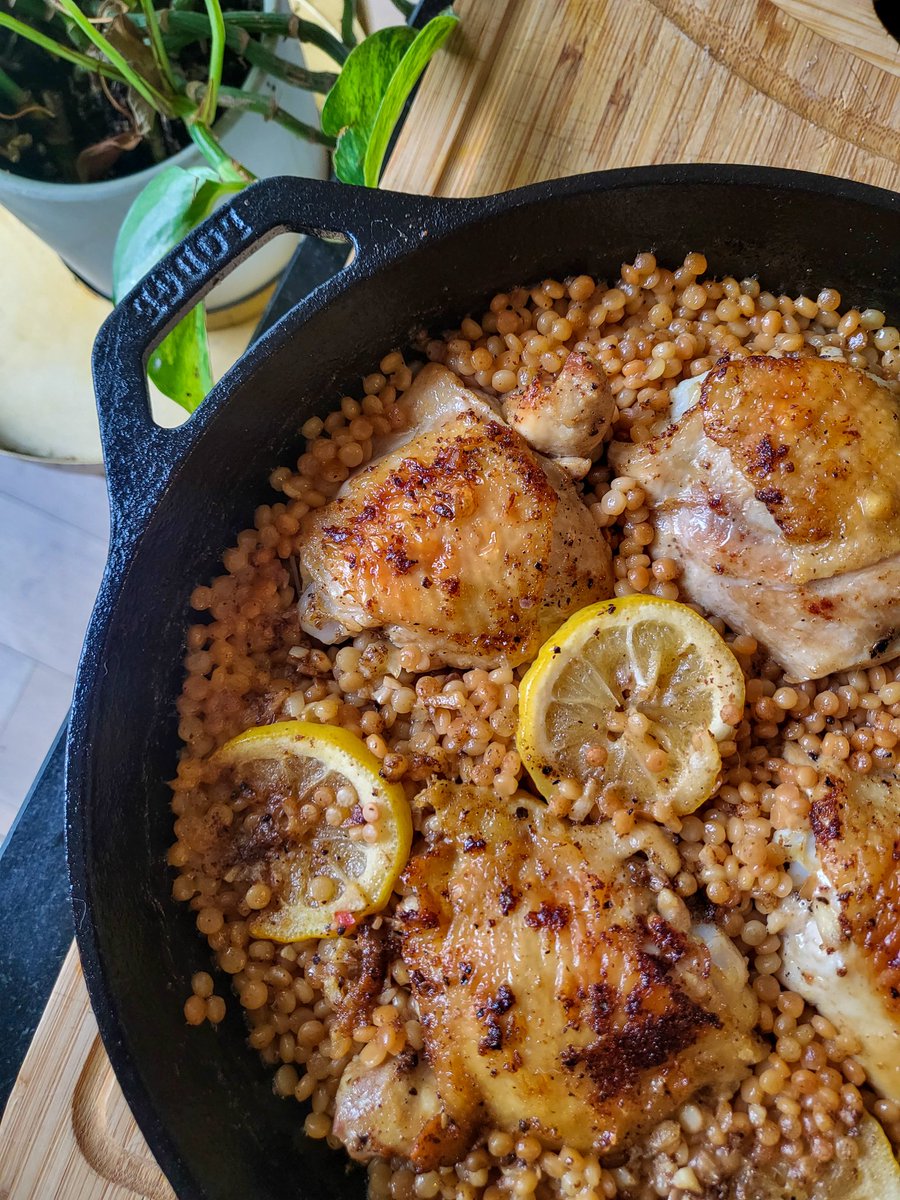 rebekah entralgo on Twitter "din tonite chicken thighs & couscous