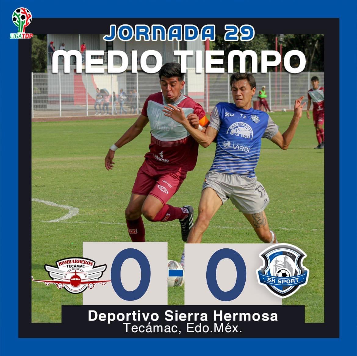 ⌚️ 45+1’ | 📍 Bombarderos 0-0 SK SPORT FC 💙

Termina la primera mitad con empate sin goles en Tecámac. ¡Con todo en la segunda parte!🌟

#eSKribiendoLaHistoria🇪🇪