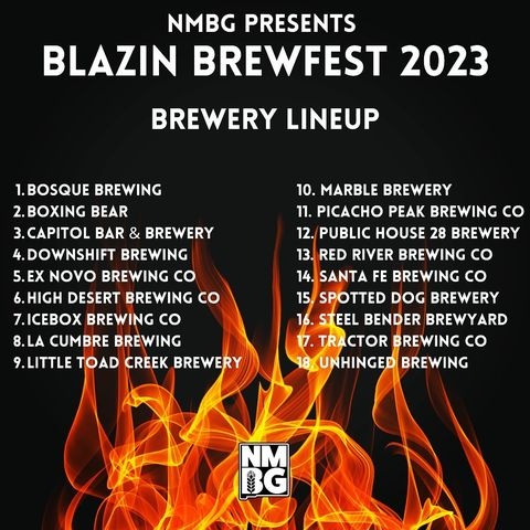 LaCumbreBrewing's tweet photo. 🍻 Cheers to a day of endless brews and unforgettable memories at the Blazin Brewfest with the NM Brewers Guild! 🍺 #blazinbrewfest #nmbrewersguild #craftbeer #beer
@nmbrewersguild 🍻 https://t.co/MGt1ndKa5L