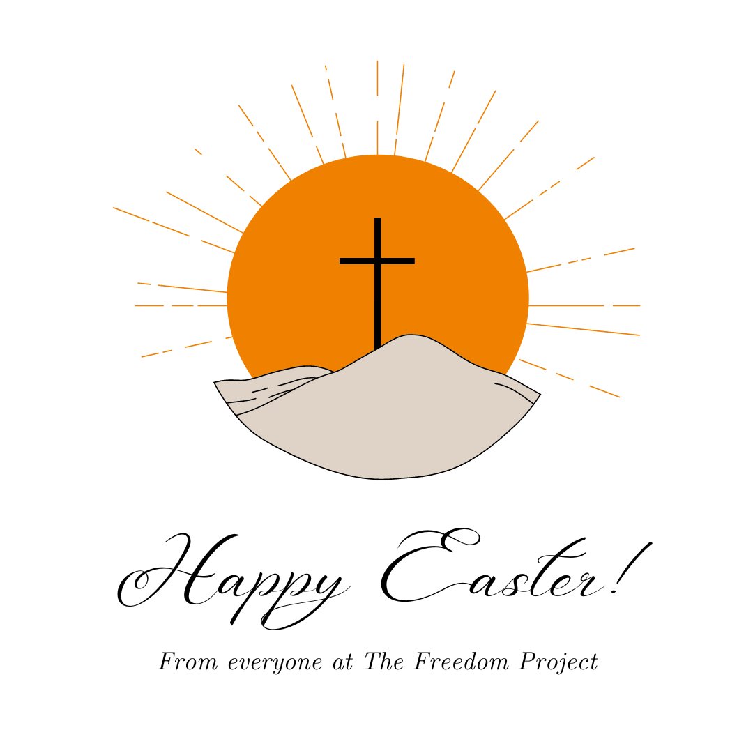 freedom4slaves's tweet photo. From everyone at The Freedom Project, wishing you a joyful Easter!
We pray you have a wonderful Easter season, filled with family, hope, and love!
#HappyEaster #TheFreedomProject https://t.co/WrWGz1ND1s