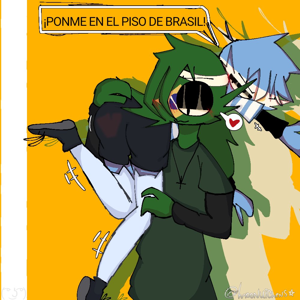 𝘔00𝘯𝘶𝘪 ! ! 🤓 on X: 🇧🇷🇦🇷 #CountryHumans #countryhumansnsfw #brasil  #brazil #argentina #nsfw #nsfwacc #moonuichens / X, countryhumans brazil 