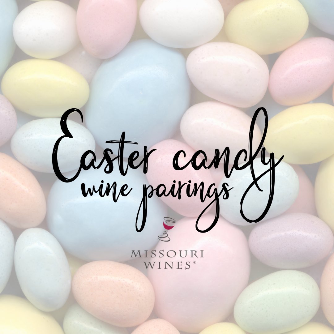 We picked up a few 🍷 wine pairing tips from the 🐰 Easter bunny... see which #missouriwine pairs best with your favorite 🍬 #Easter candy! 

bit.ly/40TFLXZ