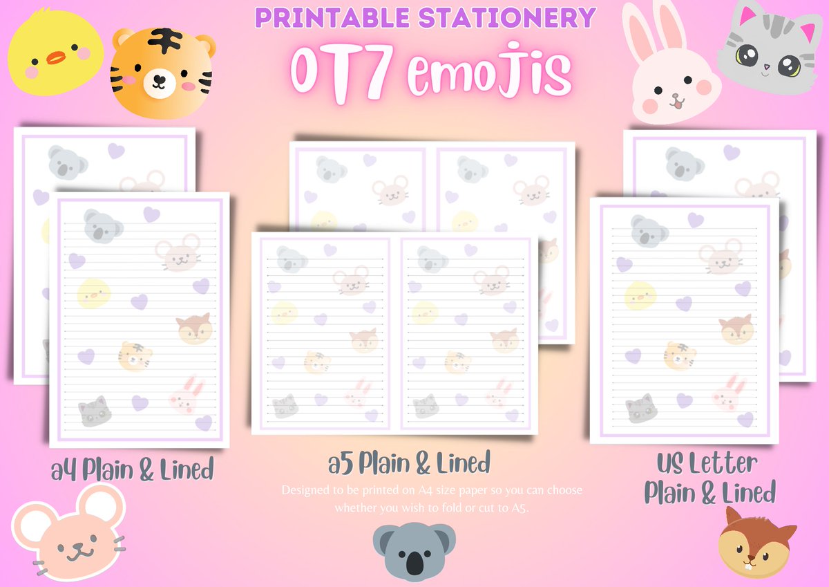 New OT7 Design for printable notepaper 💜 DM me for details 💜 #BTS #BTSOT7 #namjoon #jimin #taehyung #jin #jhope #jungkook #suga #printablenotepaper #digitalstationery 
etsy.com/uk/shop/MissWr…