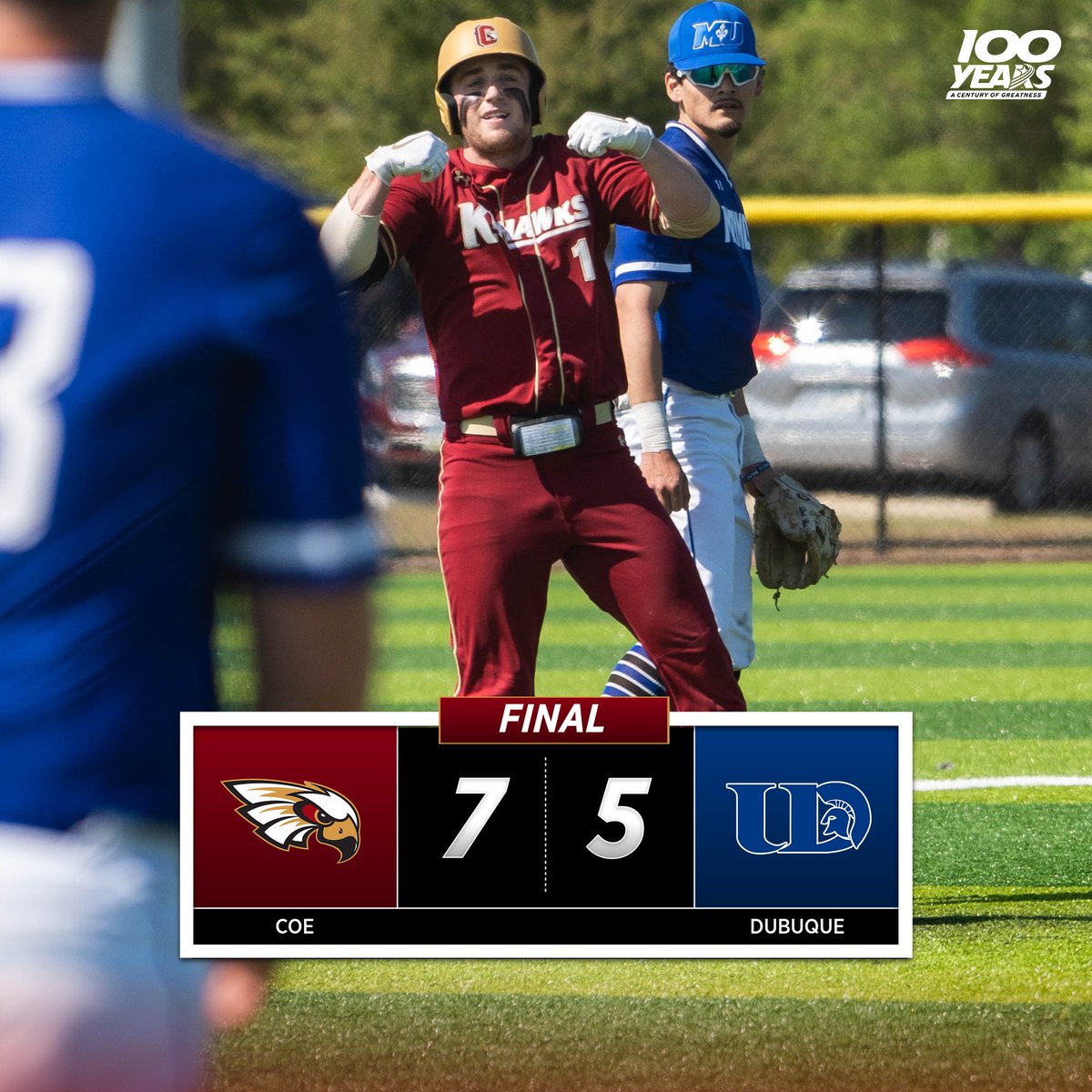 BROSIUS WALKS IT OFF AT DANIELS! 🚨🚨

<a href="/CoeBaseball/">Coe Baseball</a> 

#KohawkNation