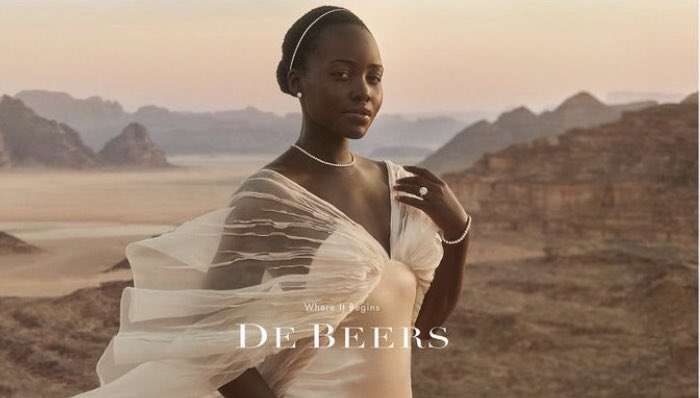 NyongoBrasil's tweet photo. Nova foto de Lupita Nyong'o para a De Beers. https://t.co/MY4KpEHrZE
