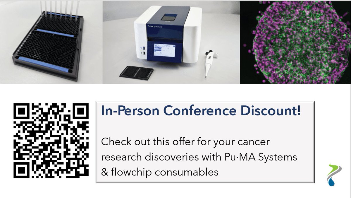 Will you be at #AACR23? We have an immuno-oncology poster during the 3D cell model session & our booth 2774. Do stop by let's discuss your research & how we can help with our bench-top automation for #3dcellassay #3dcellculture! #cancerresearch #oncologyresearch #pumasystem