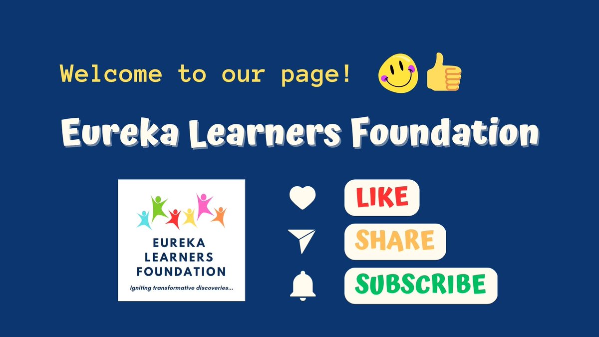 Hello everyone, Eureka Learners Foundation is now live. Kindly visit our website and like our pages on various social media platforms. #SocialImpact #EducationalEquality #PositiveYouthDevelopment