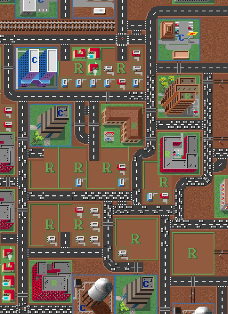 SimCityLimits's tweet photo. With no roadway grid or central planning, the oldest parts of the city experience gridlock traffic at seemingly all hours of the day. https://t.co/6jqJZE1AFx