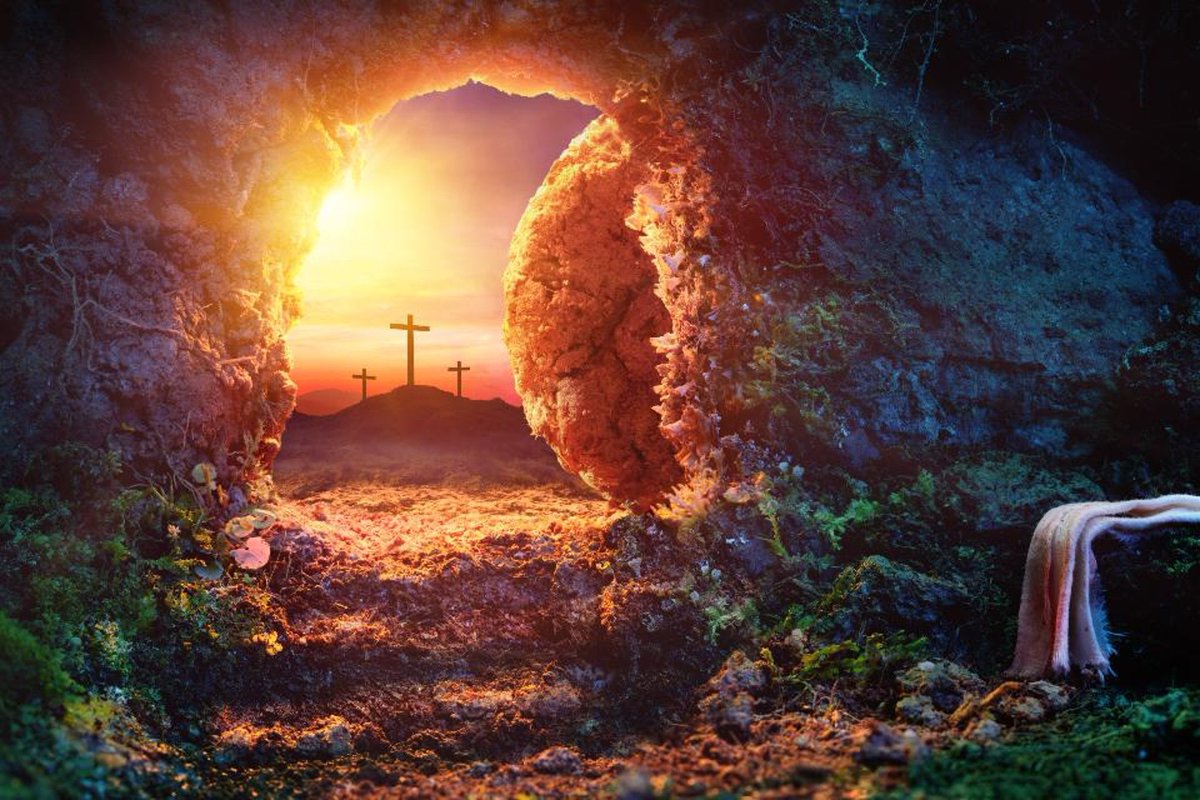 They found the stone rolled away from the tomb, but when they entered, they did not find the body of the Lord Jesus. Luke 24. <a href="/SLU_Official/">Saint Louis University</a>