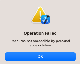 おはようございます☀️
今日も今日とてエラーと格闘中

GithubとXcodeを連携したいんやけど
言うこと聞いてくれない💧

Tokenの設定な気がするけど。。。