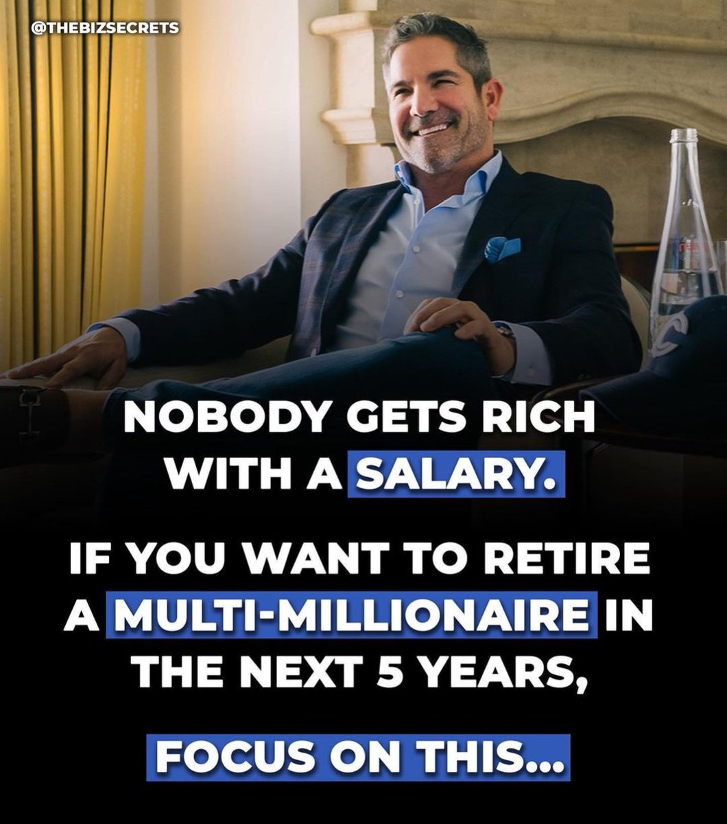 Nobody Gets Rich With A Salary.

If You Want To Retire A Multi-Millionaire in The Next 5 Years

Focus On This..