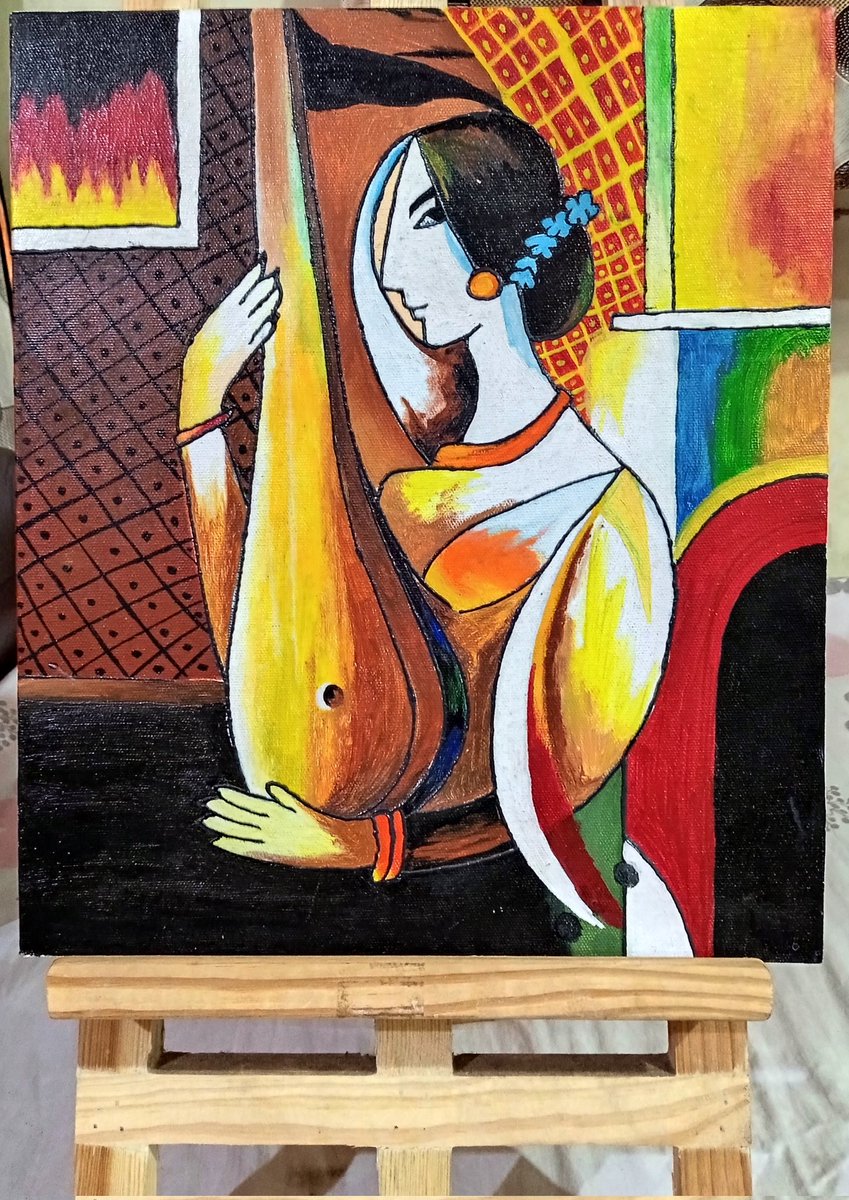 PallaviRao0106's tweet photo. Good Morning #nftcommunity
It's so good to meet you all. 
I'm pallavi from India a traditional artist, I'm still learning tho
On this journey, I hope to get to meet and learn new things about the nft world 
These are some of my works. Hope you all like them
#traditionalpainting https://t.co/FQRaLXAJwS