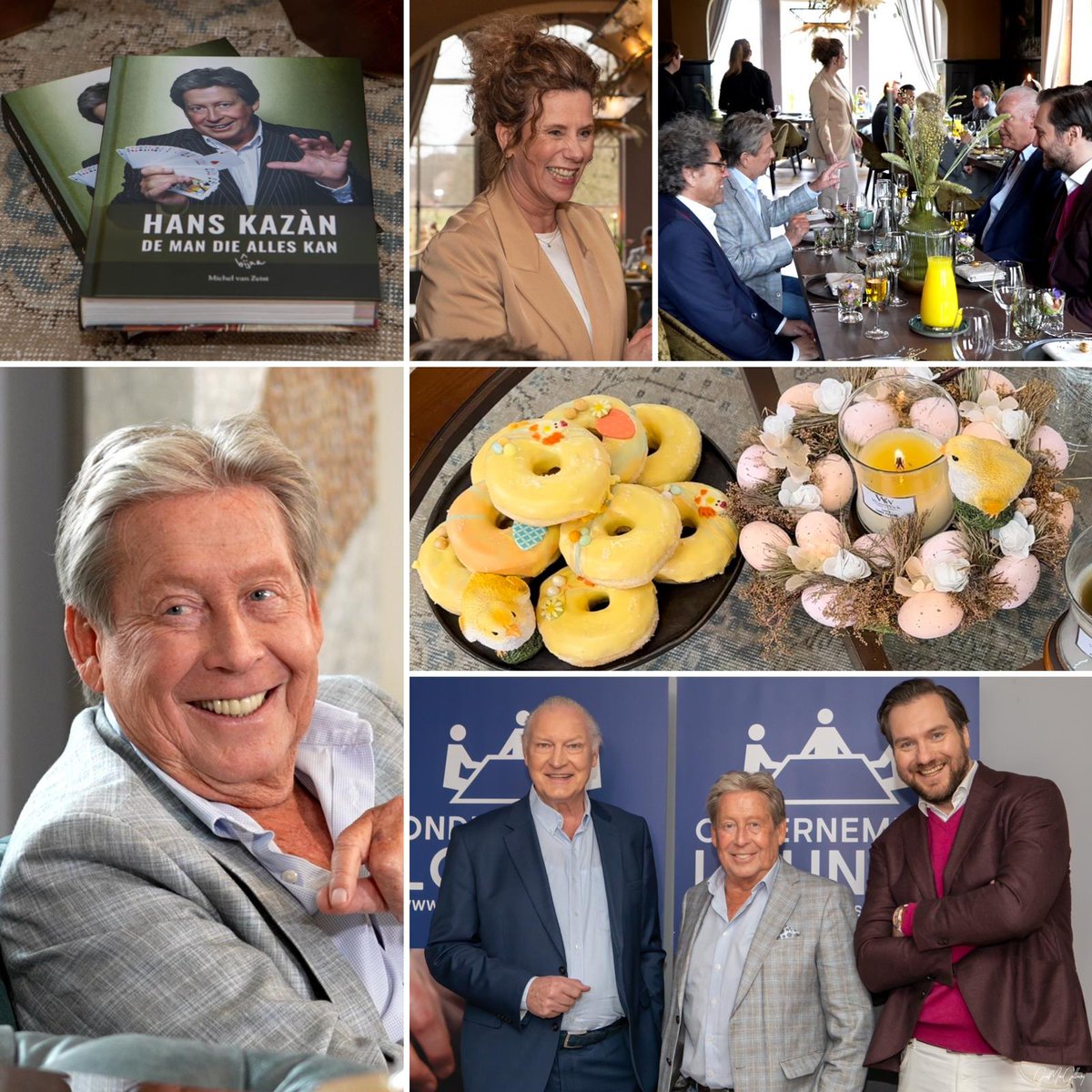 Vrolijk Pasen allemaal! Om 9:00 uur en om 16:00 uur ziet u op RTLZ hoe wij bij Ondernemerslounge in de paasstemming komen met elkaar! Maurice Vollebregt en ik hiervoor Hans Kazàn uitgenodigd, die u en ons - vertelt over zijn bijzondere biografie, geschreven door Michel van Zeist.