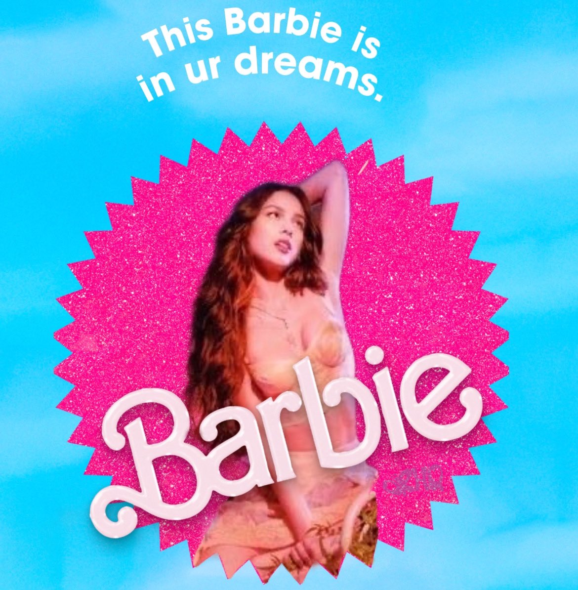 OliviaRodrigoHQ's tweet photo. this @barbie ….. 

• is in ur dreams. 
• is SOUR 
• is driving home 2 u 
• still f*cking loves you 

@barbie @oliviarodrigo @livieshq #barbie https://t.co/gnvqdzQ6GC