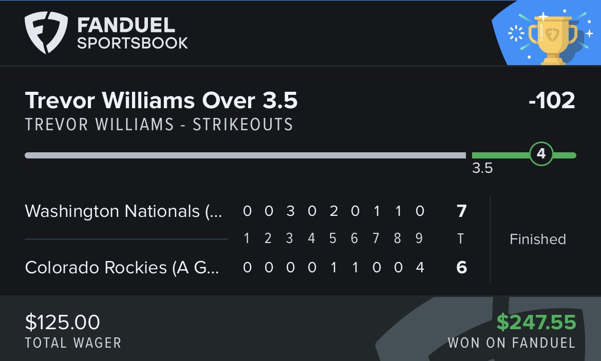 What a way to end the day!