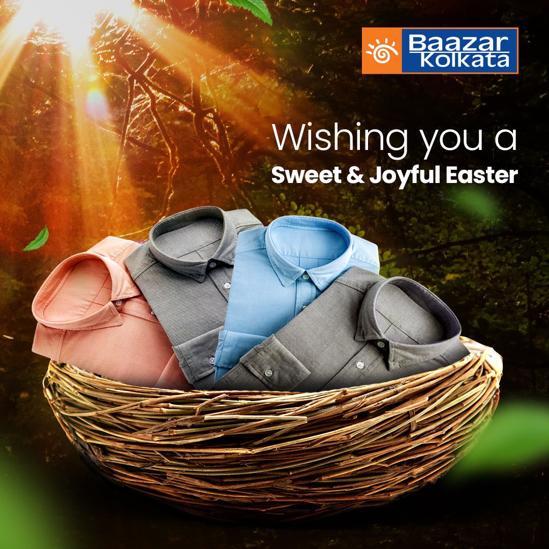 BaazarKolkata's tweet photo. Baazar Kolkata wishes everyone a Happy Easter! 🤗

May the goodness of this day bring joy &amp; prosperity into our lives.

#BaazarKolkata #Easter #Easter2023 #eastereggs #easterbunny #eastersunday #happyeaster #easterweekend #easterishere #jesusreborn #eastercelebration #eastertime https://t.co/VQXPWyjuNK