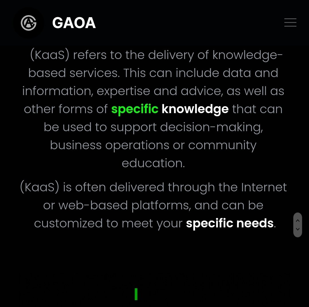 gaoa97's tweet image. 🟢 Knowledge as a Service.

#work3