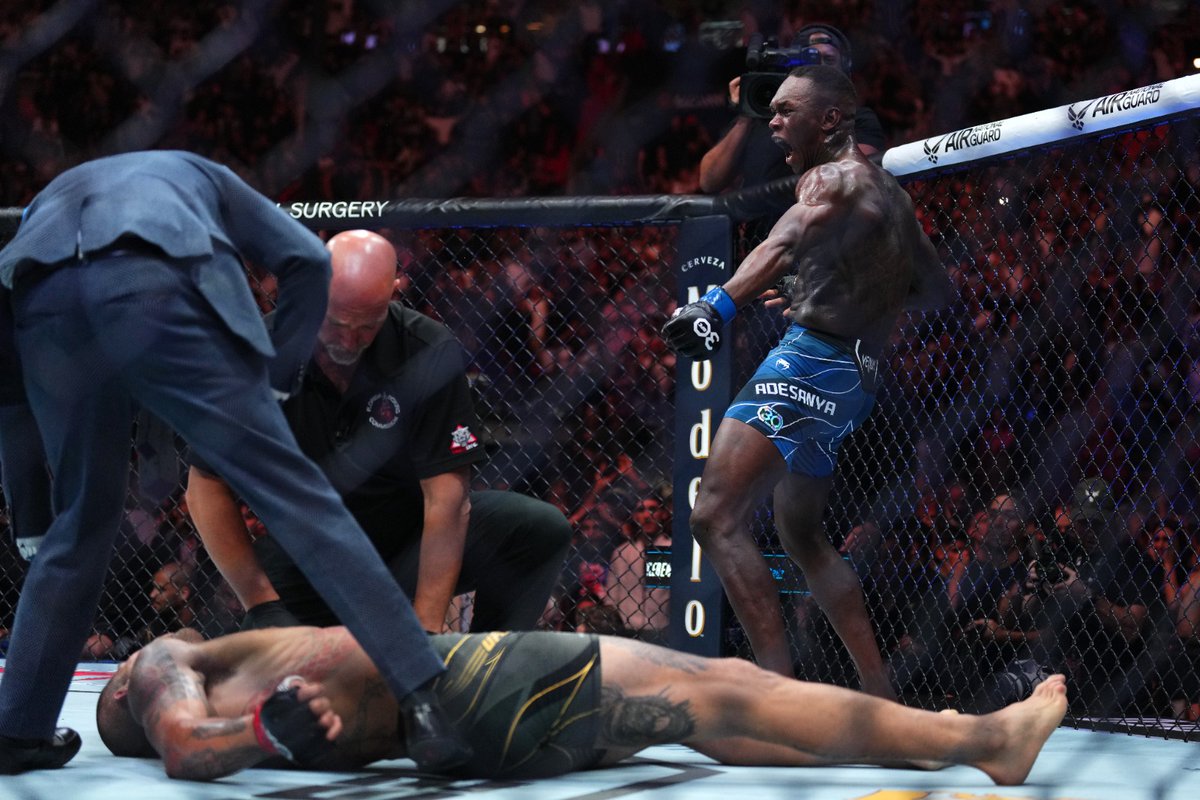 ChamatkarSandhu's tweet photo. One of the coldest pictures you'll ever see 🏹 #UFC287

📸 Cooper Neil / Getty Images https://t.co/hVo178zhsj