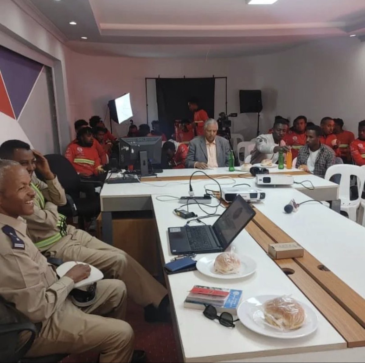Big shoutout to the <a href="/AddisPolice/">Addis Ababa Police</a> for partnering with ZMall Delivery to educate our drivers on road safety! We're proud to host this training and are committed to keeping our streets safe. Let's all work together to prevent accidents and save lives! <a href="/AARTMA1/">Addis Ababa Traffic Managment Agency</a> <a href="/AdanechAbiebie/">Adanech Abiebie</a>
