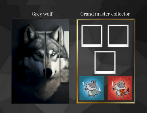 BigAlSant's tweet photo. Becoming a Grey Wolf requires discipline on multiple levels - physical,  mental, and emotional.  Greatness requires  dedication, perseverance, and a commitment to self-improvement. Many pieces to the puzzle. Becoming a #grandmastercollector provides parallel benefits @WolfDenLabs https://t.co/nYcg5bk5Gp