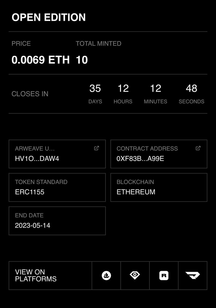 mr_minimalo's tweet photo. Gm/GN My fam 😊

“Riding the Range”

open edition still live on @manifoldxyz 

price : 0.0069 $ETH

10 editions minted ✅

Grab your pieces now 🤠

https://t.co/ekbdbFxtHl https://t.co/2UFvDJnfjh
