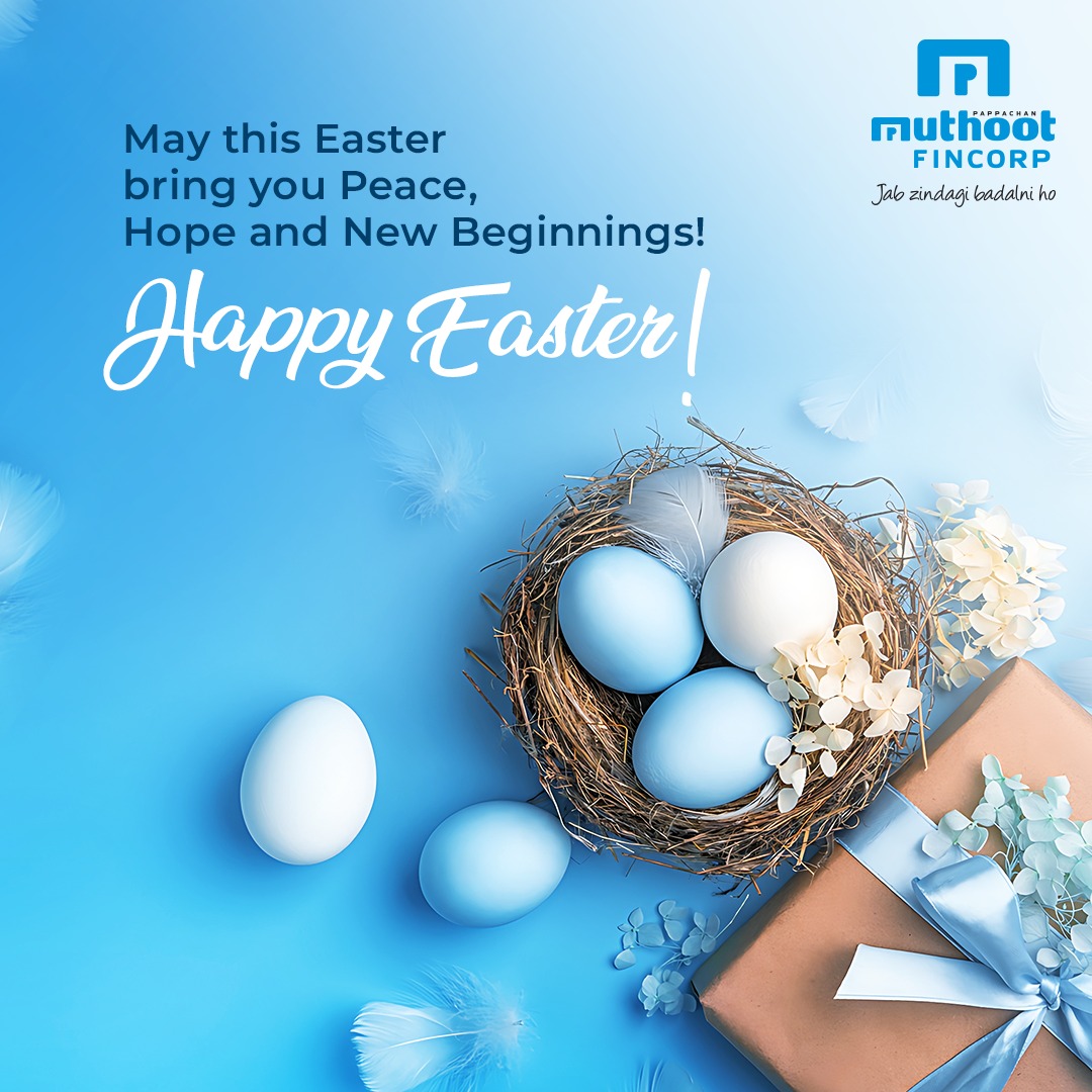 MuthootIndia's tweet photo. Alleluia! Christ is risen β¨
Muthoot Pappachan family wishes you a very #HappyEaster that is filled with love and joy π
#MuthootPappachanGroup #MuthootFinCorp #MuthootBlue #BlueSoch #Muthootians #OneMuthoot #MuthootFoundation #Easter https://t.co/7OqehwRscb