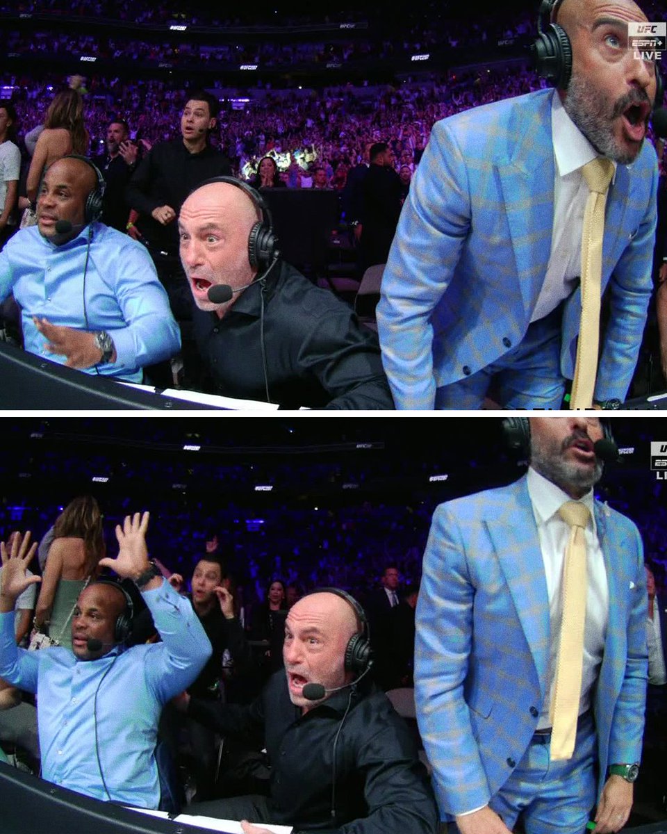 espnmma's tweet photo. The reactions are always priceless 😱 #UFC287 https://t.co/VC0PciW8CF