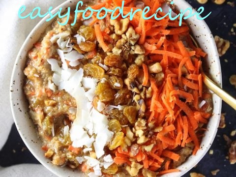 Muqaddasa12's tweet photo. CARROT CAKE OATMEAL :
#easyfoodrecipe   #food   #easybreakfast #carrotcakeoatmeal
Click on the link to see the complete recipe
https://t.co/GnafqY5EAJ https://t.co/wVF4JqLdQX