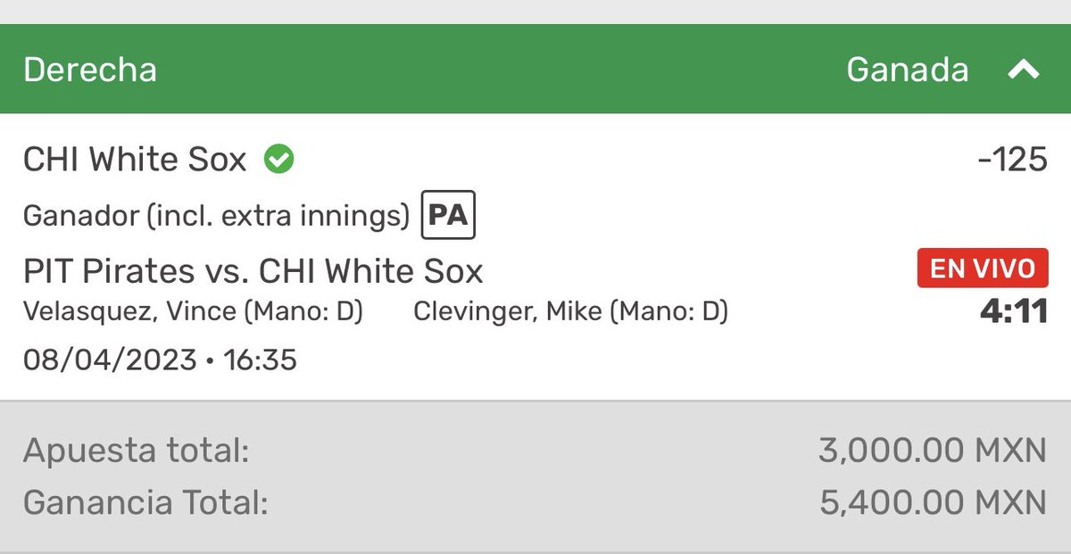 FerButcher's tweet image. Aqui se les dijo y se les aviso! #freepick #whitesox #cristianrey #mlb #apuestasdeportivas