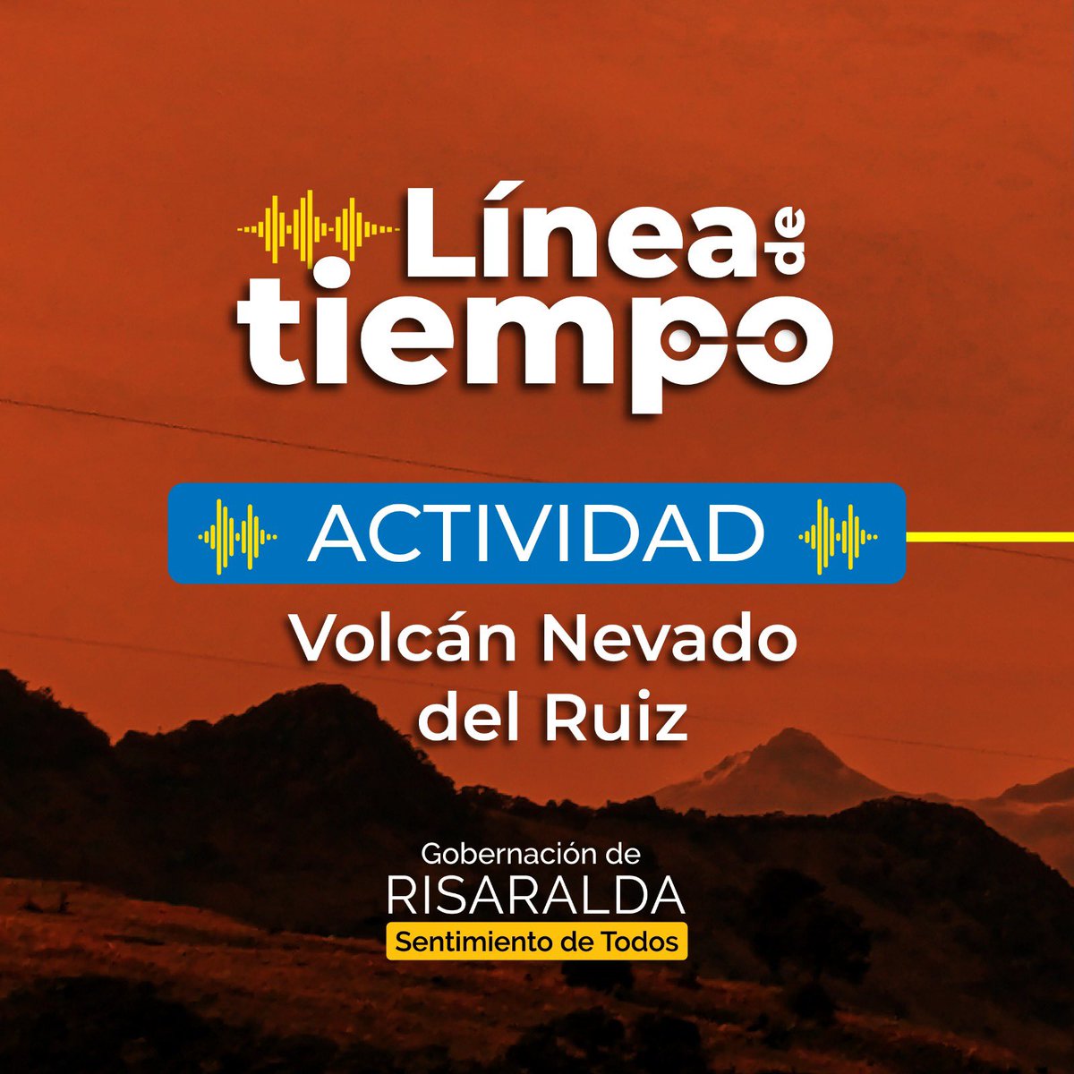 Gob_Risaralda's tweet photo. 🌋✴️ Actualizamos la línea de tiempo de la actividad que tiene el volcán #NevadoDelRuiz desde el 28 de marzo hasta el 7 de abril, de acuerdo a los boletines oficiales de @sgcol
👉🏼Recuerda informarte únicamente de canales oficiales.
#RisaraldaSentimientoDeTodos https://t.co/FWsGbcAqMf