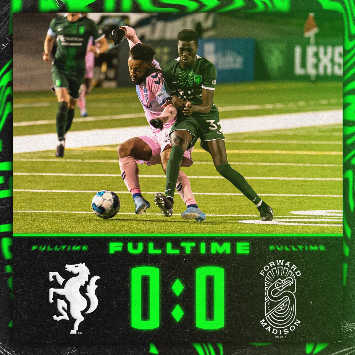 That’s a wrap on our Home Opener! We end the night of many firsts by securing a point in <a href="/USLLeagueOne/">USL League One</a> play. 

Thanks to the fans for helping us fight to the very end. #together #LEXGO 💚