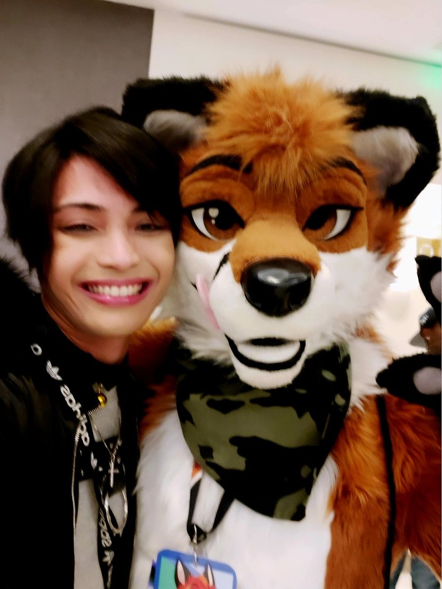 It was so nice meeting you @LuisTheFoxxo !