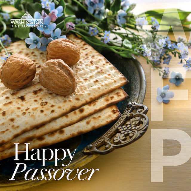 MegandAlison's tweet photo. Wishing you and your family a blessed celebration- Happy Passover!
#passover #blessings #wfpagents #washingtonfineproperties #itsyourmove https://t.co/HnPQCQp5Oe