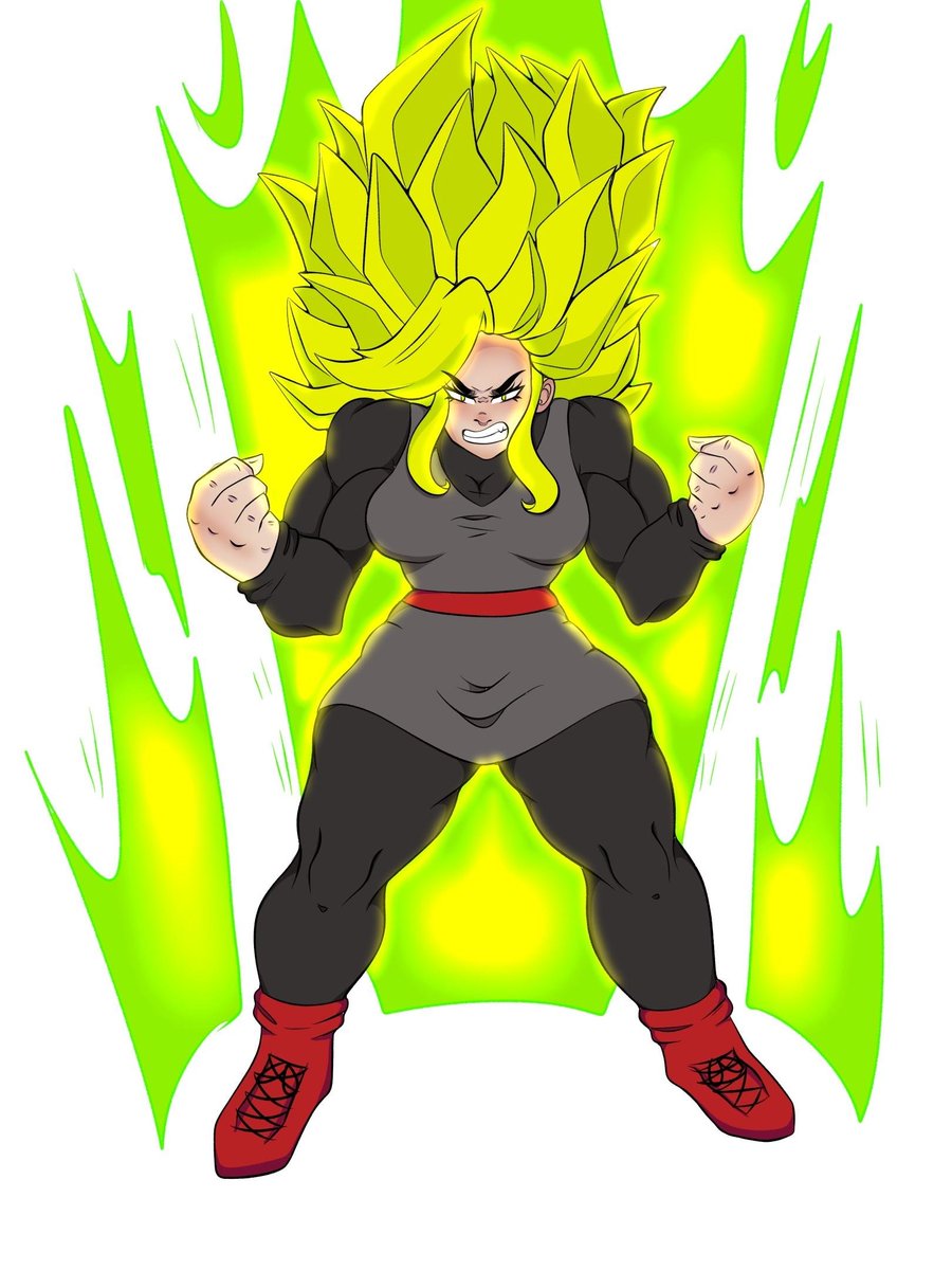 RoseHeiress's tweet photo. Another LSSJ Olve by @saiyajinmutt/@beartsart 

Commissioned this one not too long after I got the first one.

Wanted to have em both before posting outside of my gcs and circles. https://t.co/VWVwkNhzDI