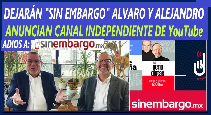 OROSOLIDORedes's tweet image. ⚡️⚡️⚡️⚡️⚡️
DEJARÁN #SinEmbargo
 Álvaro y Alejandro 
Abren Canal Independiente 
👏FELICIDADES!!! 
La Libertad No Tiene Precio
👏👏👏👏👏
youtube.com/live/_S0OMOk7F… a través de @YouTube