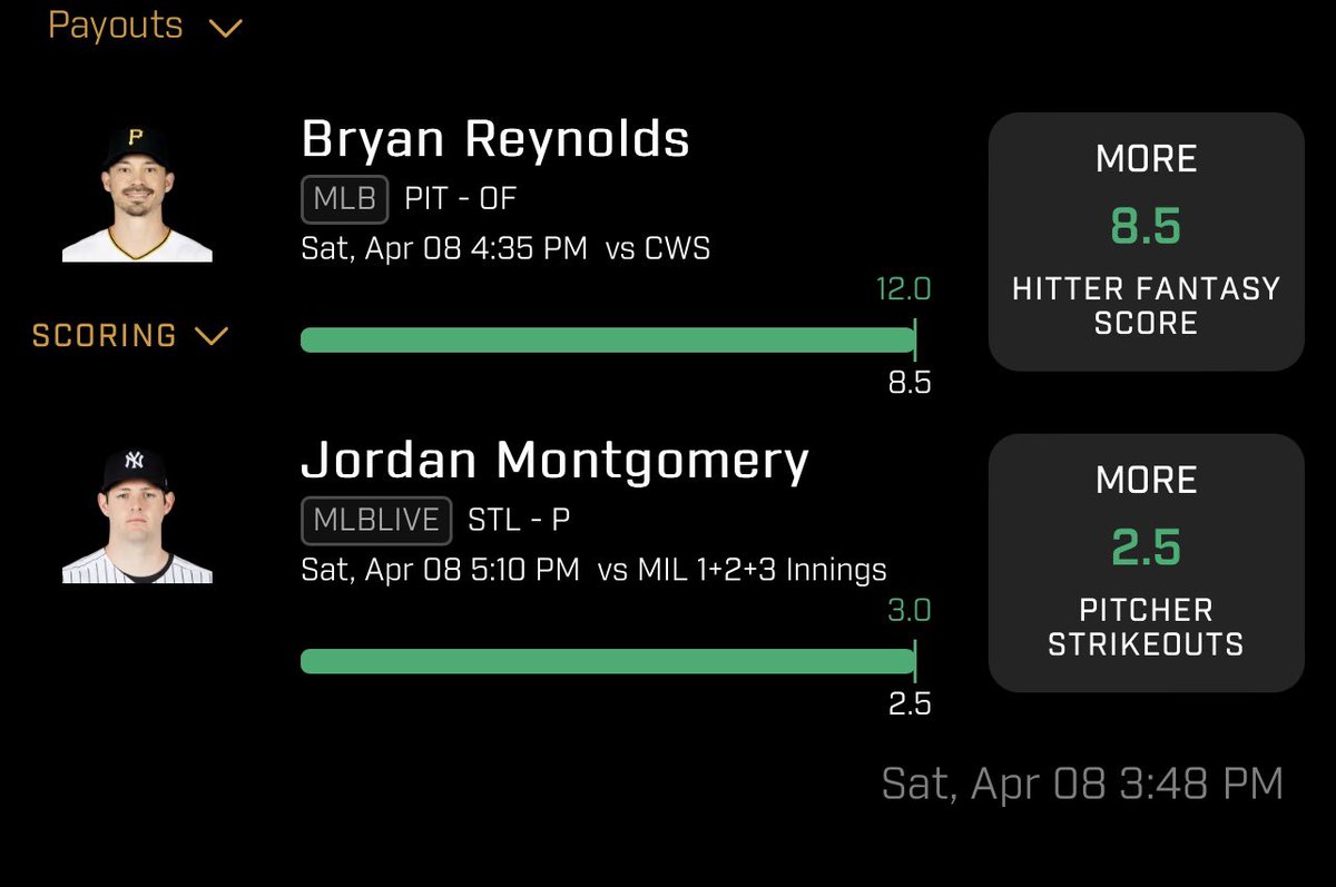 PaPaChef__'s tweet photo. CASH IT🔥✅

SORRY FOR THE BREAK WE FUCKING BACK🗣️

LIKE IF YOU TAILED MLB SEASON GONNA BE FUN…😈💰

#prizepicks #gamblingtwitter #MLB https://t.co/1pvkBVz82l