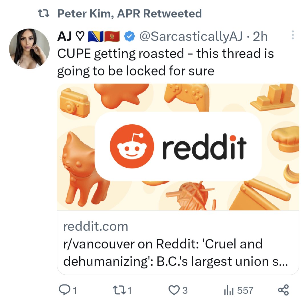 Oh no. /R/Vancouver is being mean to CUPE for calling out <a href="/KenSimCity/">Mayor Ken Sim</a> for evicting people to nowhere in the middle of a weather advisory. How terrible. #vanpoli 🤡
