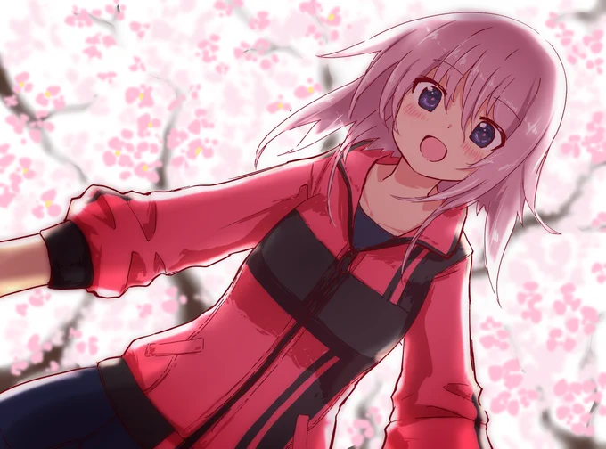 4月9日は比良坂夜露ちゃんの誕生日っす!EXPANSIONでいっぱい動いてて嬉しい(過去絵再掲) 