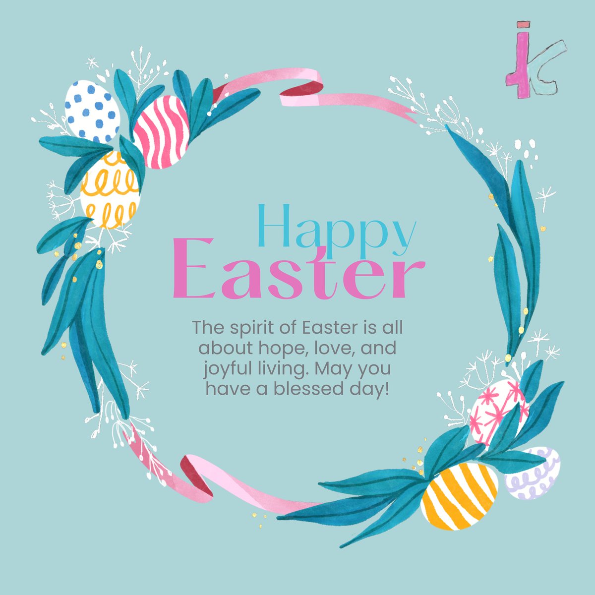 IKTecCompany's tweet photo. Happy Easter
#eastersunday #iktec #iktechnologies https://t.co/j4ydrGgi7Z