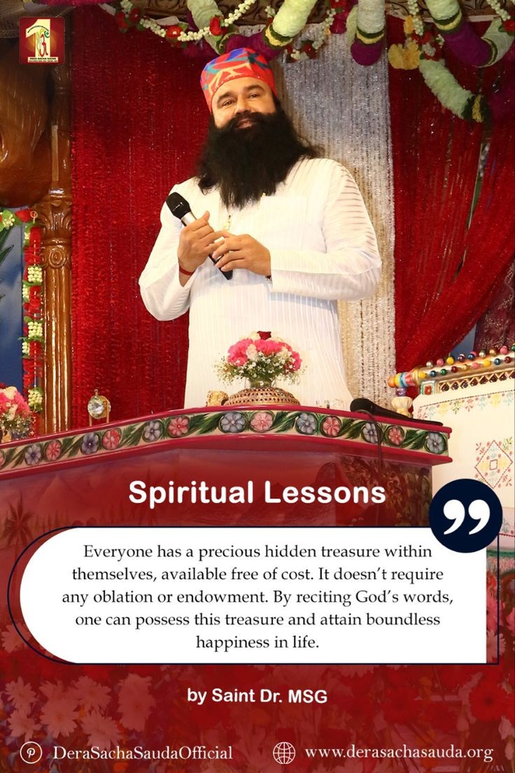 Attending spiritual gathering or listening to holy sermons gives sense of peace, awakening and boost to our positivity.
So make your Sunday #SpiritualSunday by listening to the holy sermons of Saint Gurmeet Ram Rahim Ji and become capable to get God's grace and blessings.
