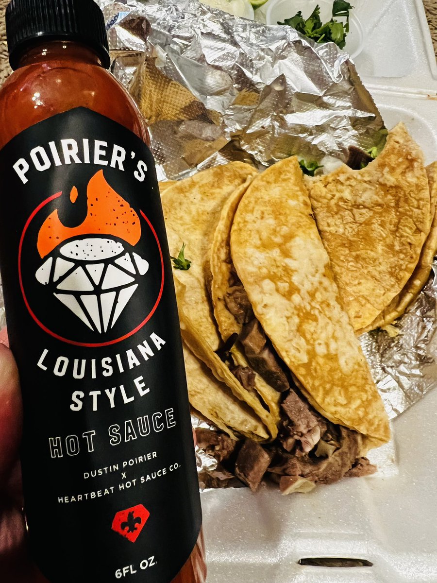 _MsJayDee's tweet photo. Got some of @DustinPoirier hot sauce tonight from Walmart for #UFC287. I can confirm, it is delicious. https://t.co/3BMJ2UwAk6