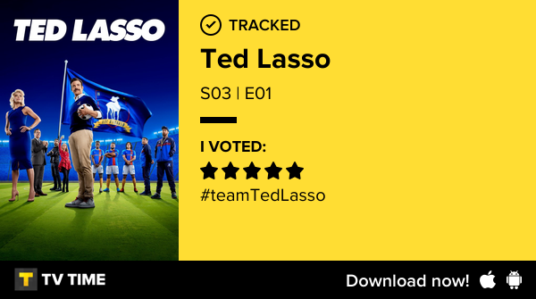 Ifavjonsnow's tweet photo. Eu tava sem ter o que fazer e assisti a  S03 | E01 de Ted Lasso! #tedlasso  https://t.co/e0w5x9i84P #tvtime https://t.co/K68KvVtyNN