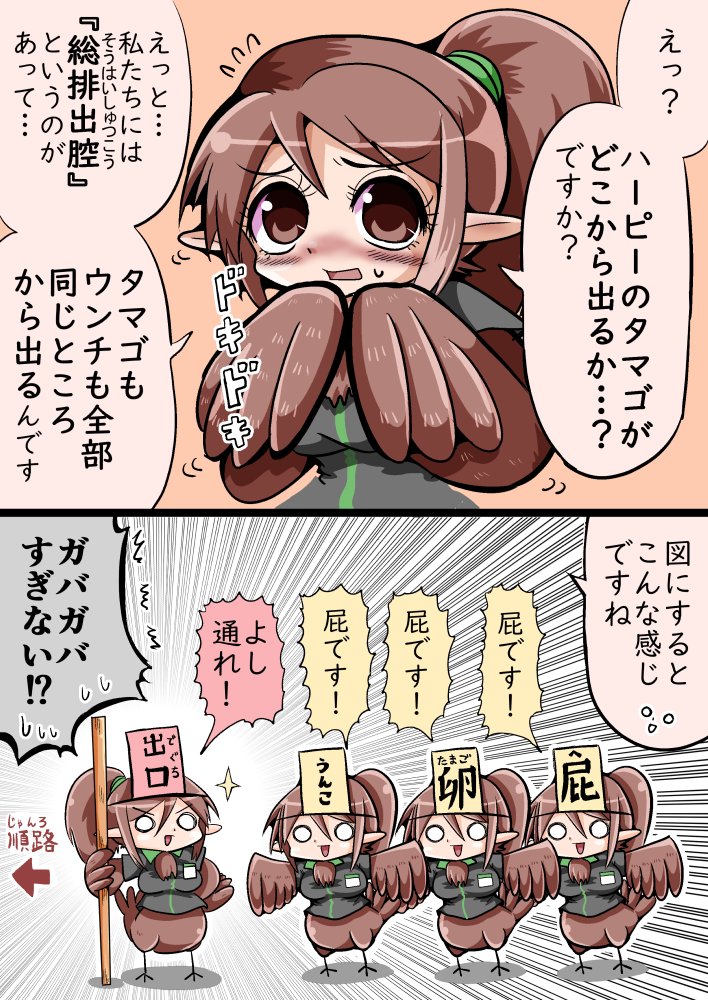 イースター恒例・ケツでお弁当温めハーピー再掲 