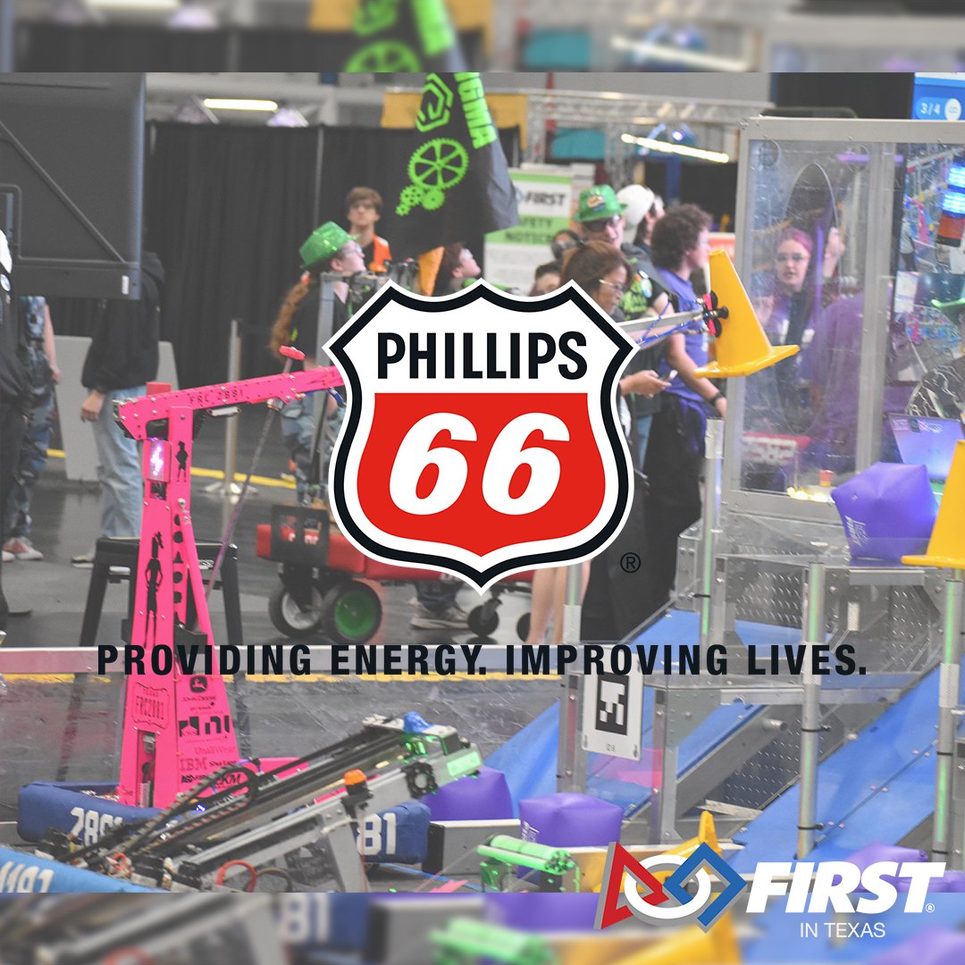FIRST in Texas (@firstintexas) on Twitter photo We had a great week here in Houston, and are proud of the hard work put in by the teams and volunteers. Now it's time for some much-needed rest!
Thank you to our title sponsor, <a href="/Phillips66Co/">Phillips 66</a>, for their support in making this event possible.
#FIRSTinTexas #FRC #Robotics #STEM We had a great week here in Houston, and are proud of the hard work put in by the teams and volunteers. Now it's time for some much-needed rest!
Thank you to our title sponsor, <a href="/Phillips66Co/">Phillips 66</a>, for their support in making this event possible.
#FIRSTinTexas #FRC #Robotics #STEM