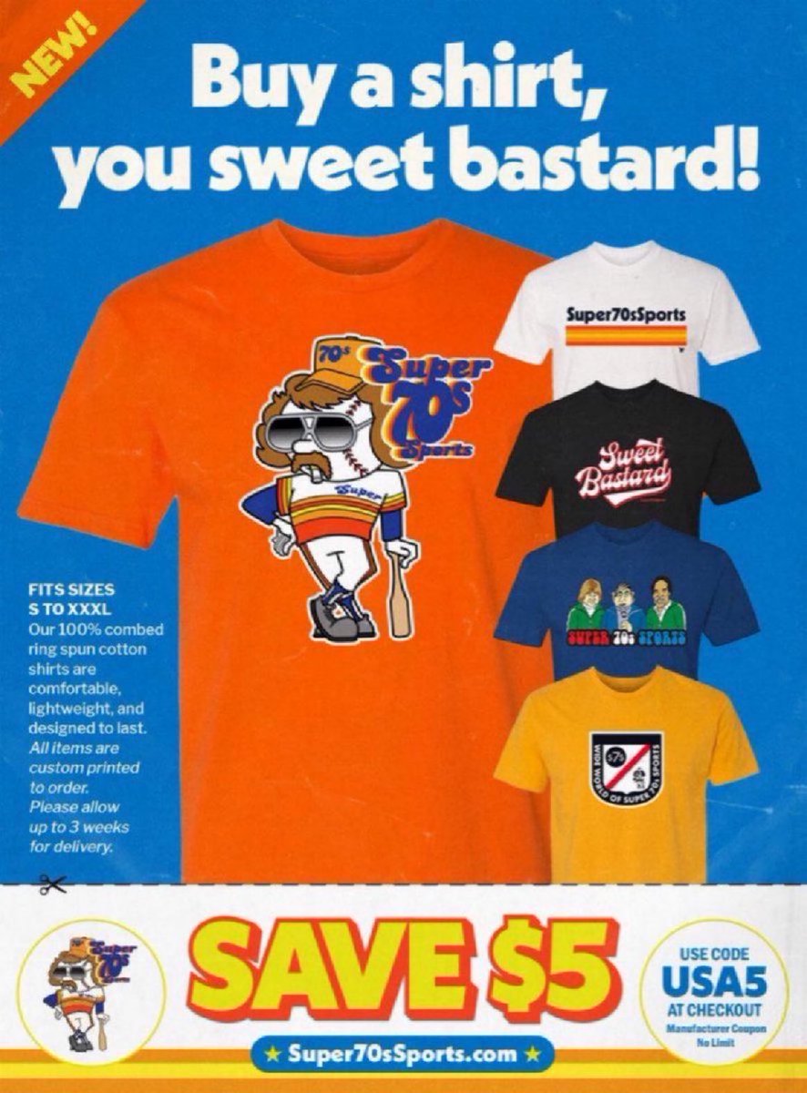 Super 70s Sports tweet media