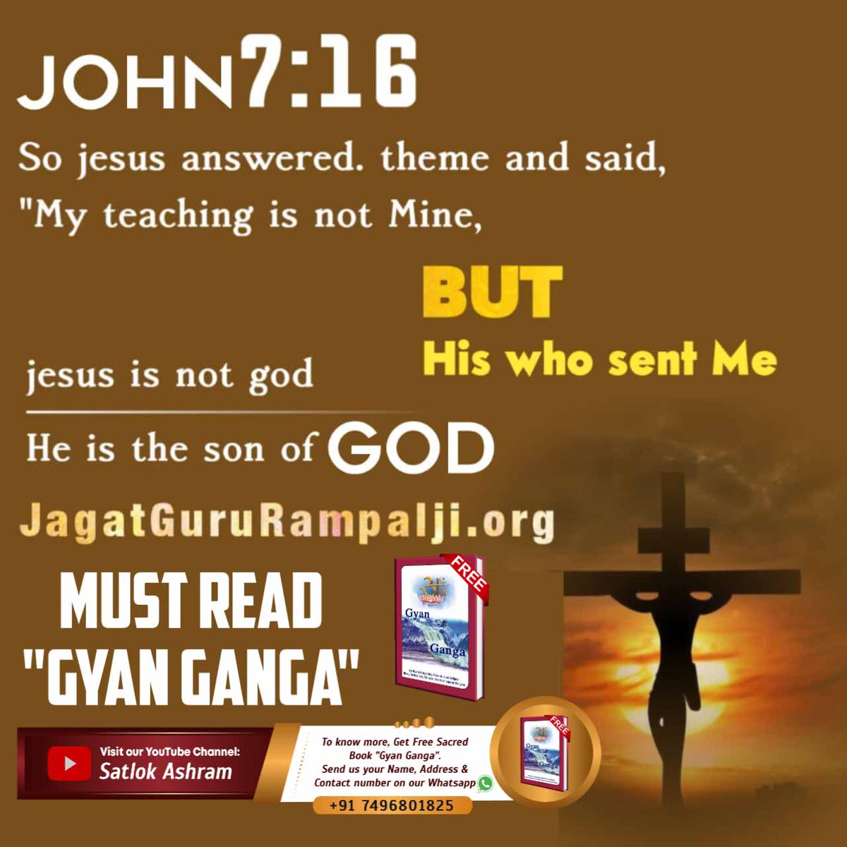 Akashda23724278's tweet photo. #Facts_About_EasterSunday
The perfect God himself appears to maintain the faith of devotion. After the death of Jesus, the perfect God appeared in the form of Jesus ji and kept the faith of Christians firm on devotion to God.
Supreme God Kabir https://t.co/PD4Fl8pOhx