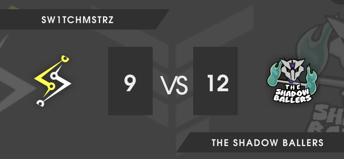 ShadowBallers's tweet photo. Ggs and Well Played to @Sw1tchMstrz! Another week. Another well fought battle! Let’s Go Ballers! https://t.co/fNs2438qWD