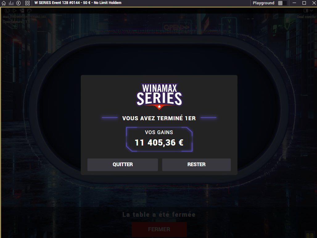 En pleine confiance on enchaîne avec un titre wina series avant d’entamer la dernière ligne droite 💪